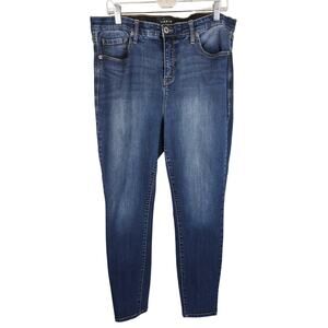 Torrid Sky-High Skinny Whiskering Comfortable Women's Jeans 18R